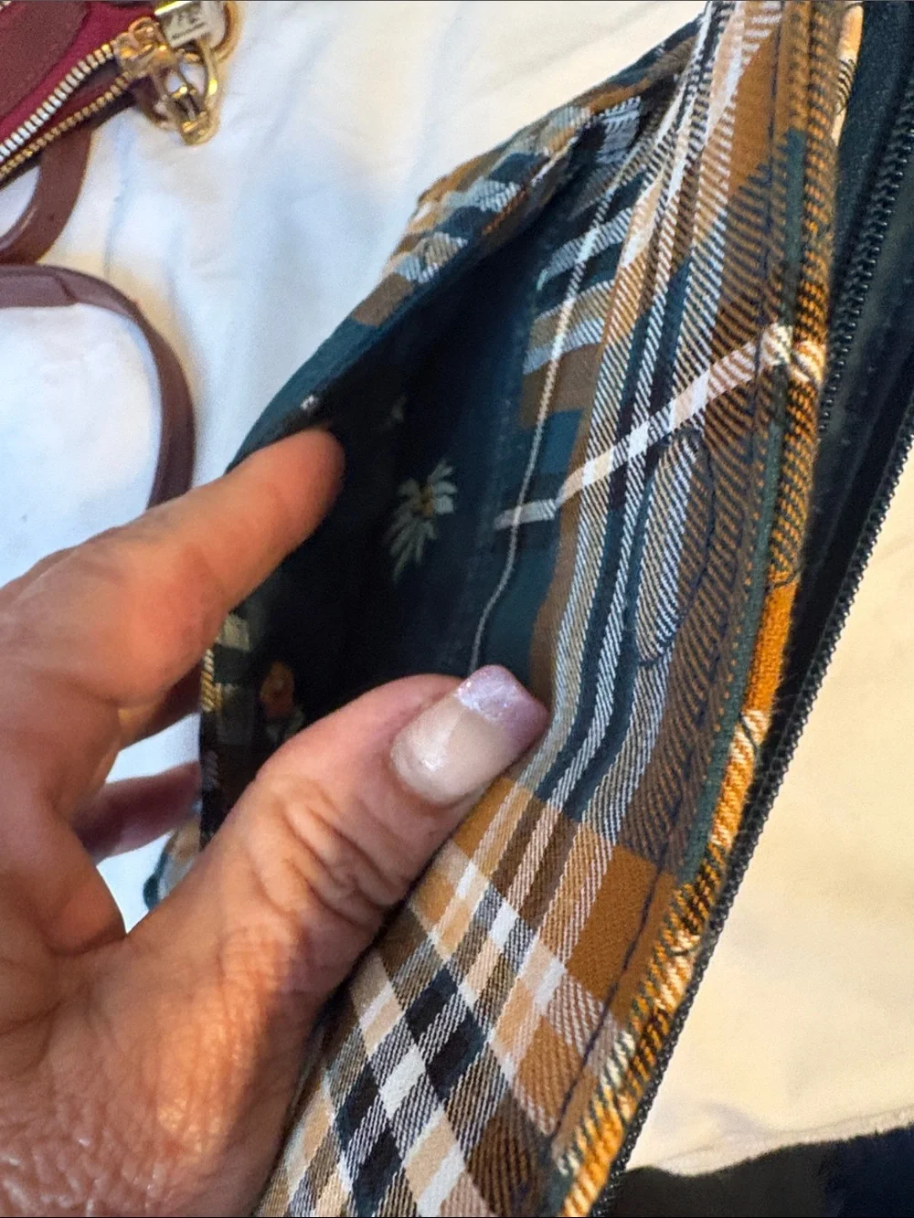 Vera Bradley quilted plaid